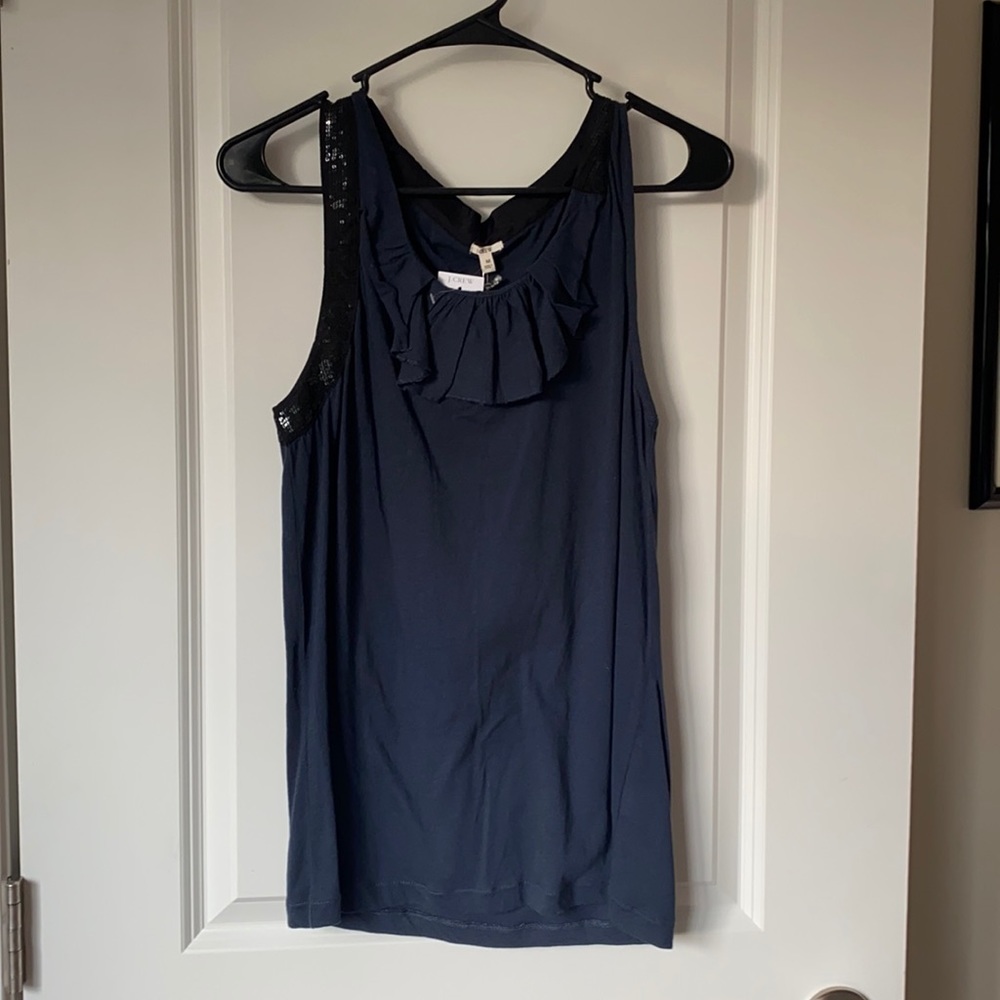 J.Crew ruffled tank